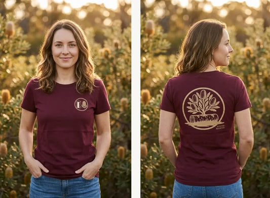 Trail Badge Women’s Tee - Birch & Banksia