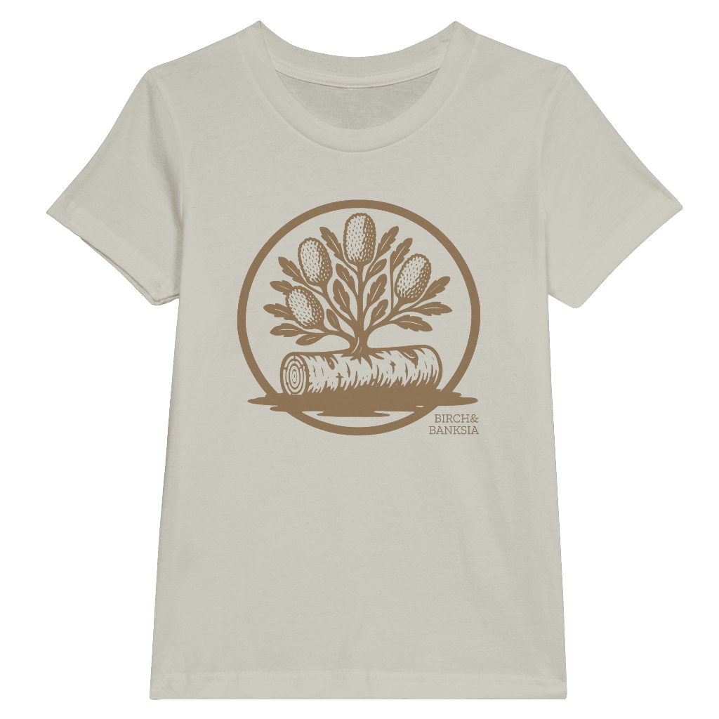 Banksia Bud Kids Tee - Birch & Banksia