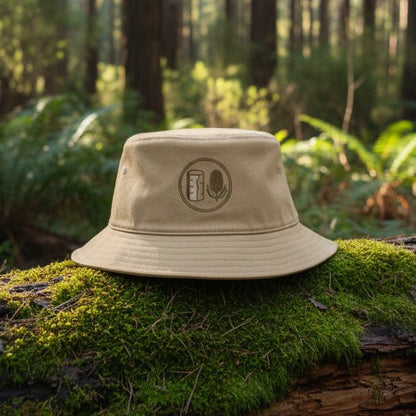 Banksia Crest Eco Bucket Hat - Birch & Banksia