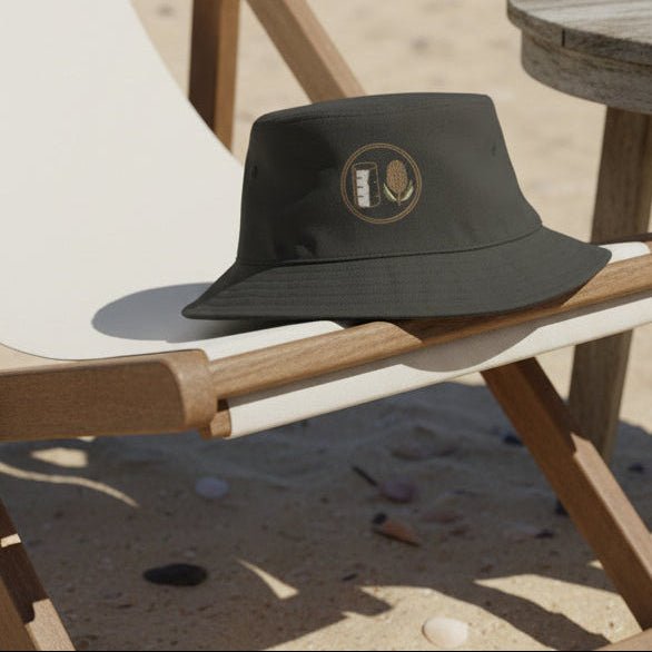Banksia Crest Eco Bucket Hat - Birch & Banksia