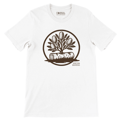 Banksia Crest Unisex Tee - Birch & Banksia