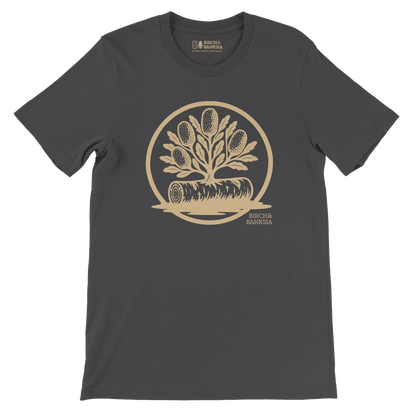 Banksia Crest Unisex Tee - Birch & Banksia