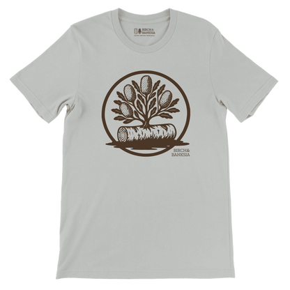 Banksia Crest Unisex Tee - Birch & Banksia