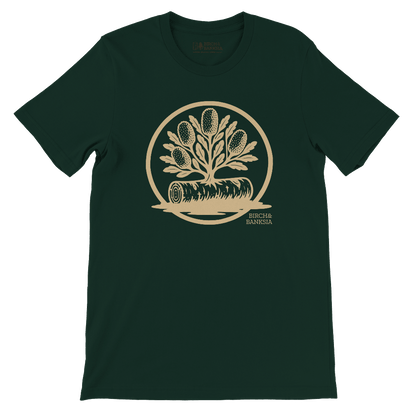 Banksia Crest Unisex Tee - Birch & Banksia