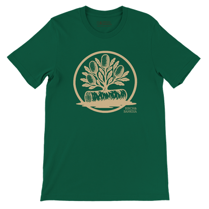 Banksia Crest Unisex Tee - Birch & Banksia