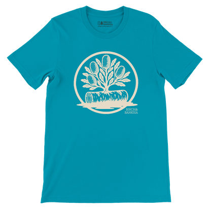 Banksia Crest Unisex Tee - Birch & Banksia