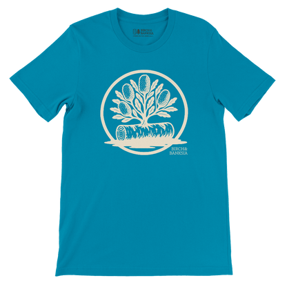 Banksia Crest Unisex Tee - Birch & Banksia