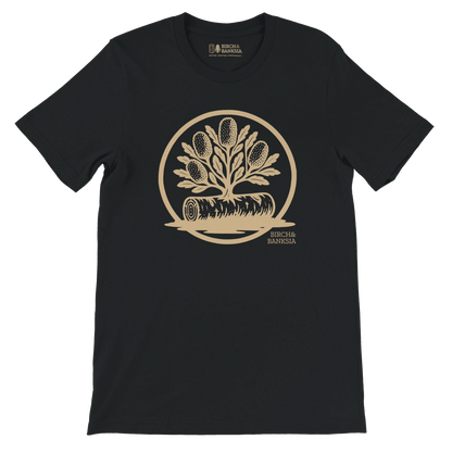 Banksia Crest Unisex Tee - Birch & Banksia
