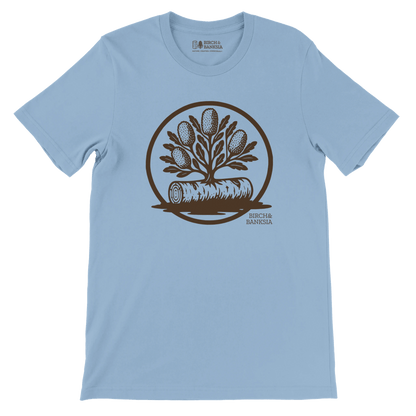 Banksia Crest Unisex Tee - Birch & Banksia