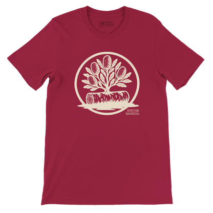 Banksia Crest Unisex Tee - Birch & Banksia