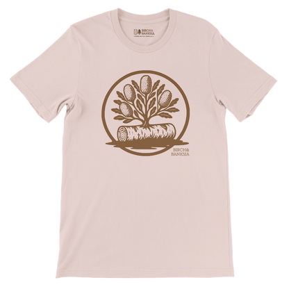 Banksia Crest Unisex Tee - Birch & Banksia