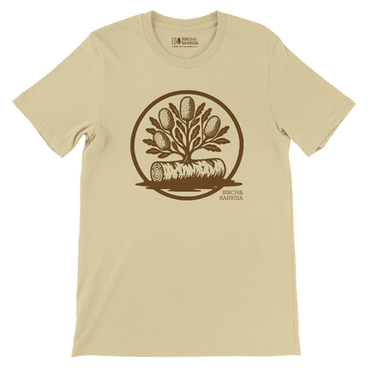 Banksia Crest Unisex Tee - Birch & Banksia