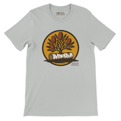 Bush Emblem Unisex Tee - Birch & Banksia