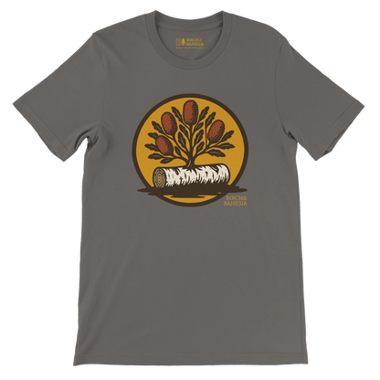 Bush Emblem Unisex Tee - Birch & Banksia