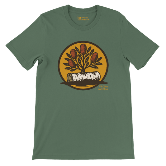 Bush Emblem Unisex Tee - Birch & Banksia