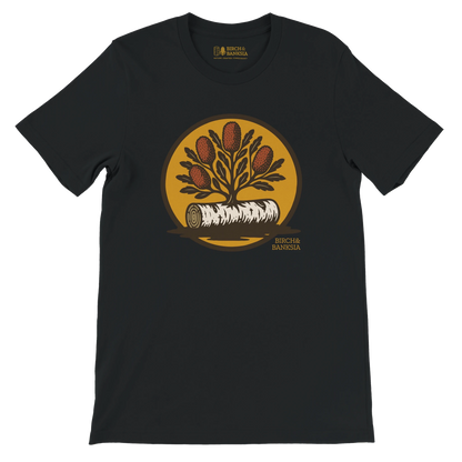 Bush Emblem Unisex Tee - Birch & Banksia