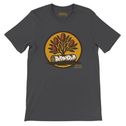 Bush Emblem Unisex Tee - Birch & Banksia