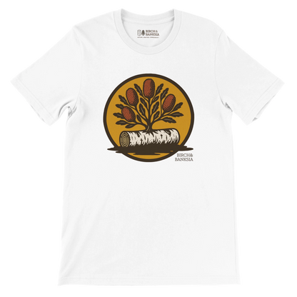Bush Emblem Unisex Tee - Birch & Banksia