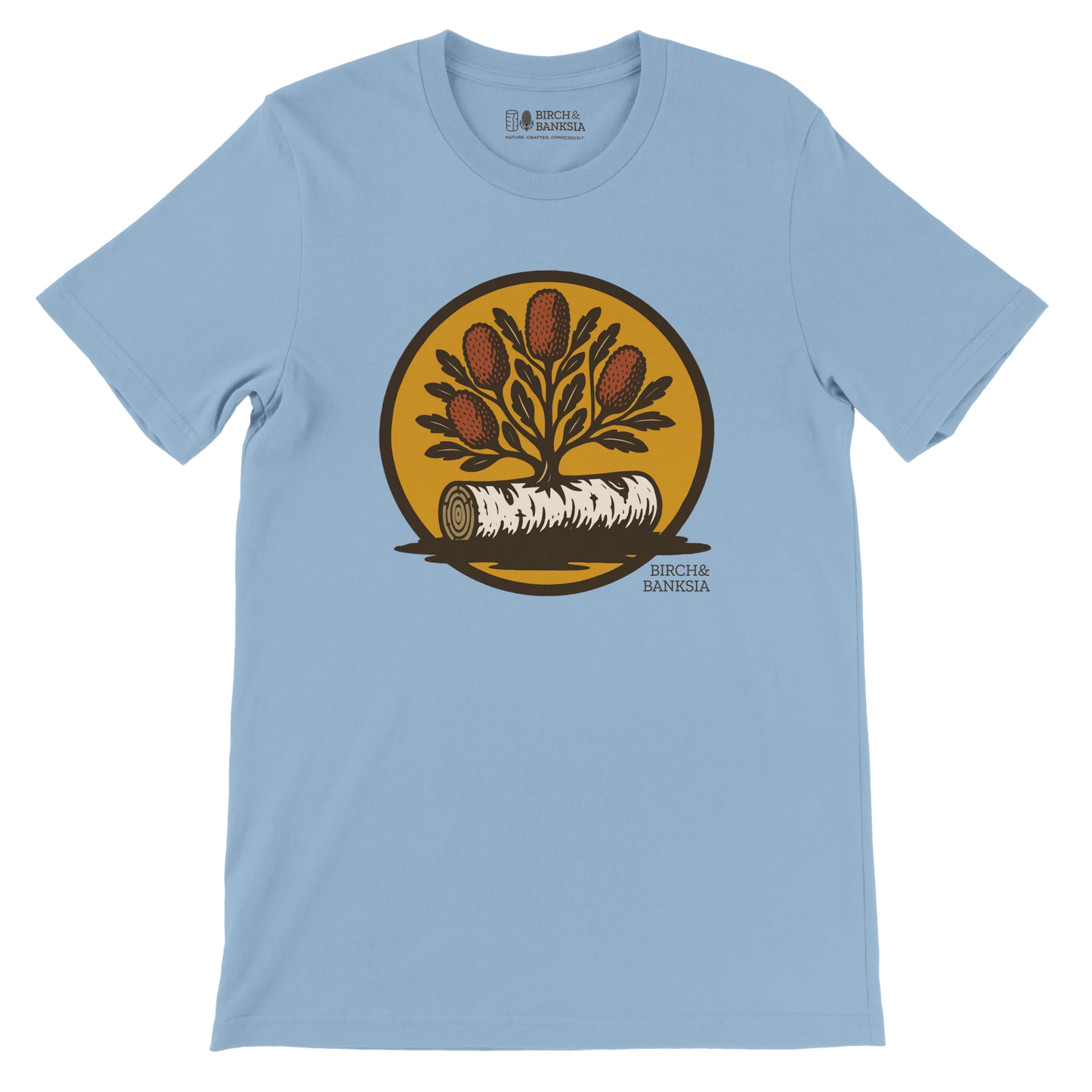 Bush Emblem Unisex Tee - Birch & Banksia