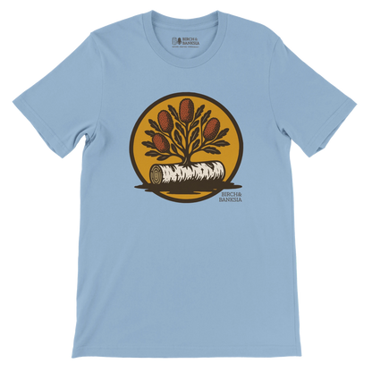 Bush Emblem Unisex Tee - Birch & Banksia