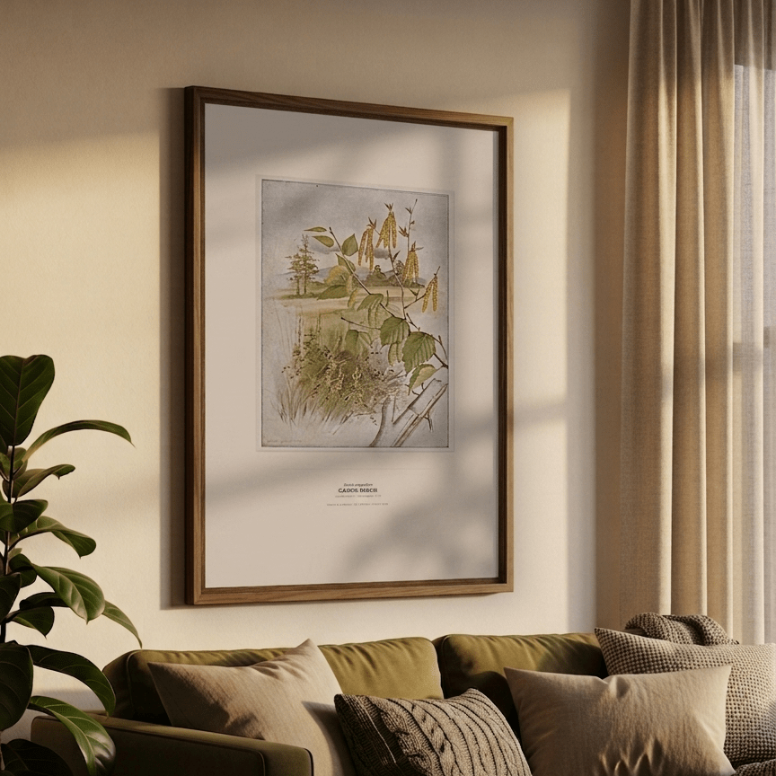Canoe Birch Botanical Art Print - Birch & Banksia