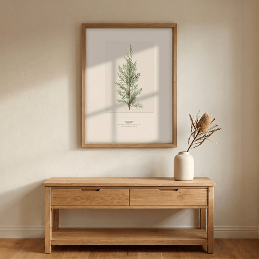 Juniper Botanical Art Print - Birch & Banksia