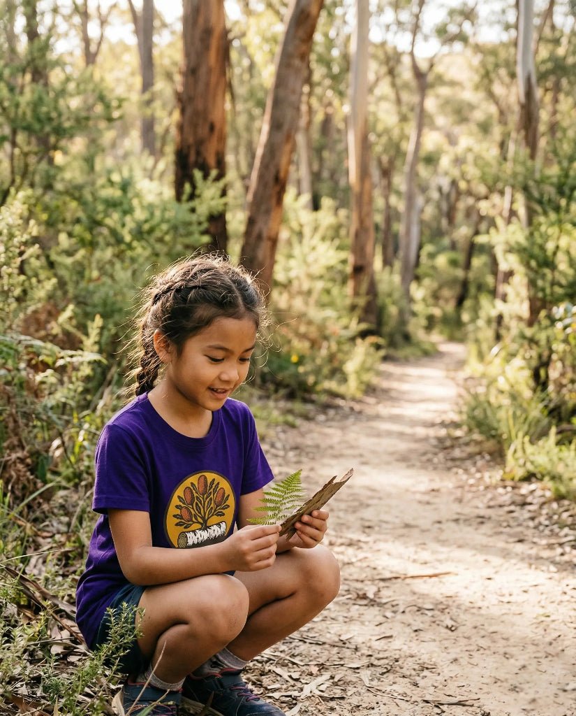 New Growth Kids Tee - Birch & Banksia