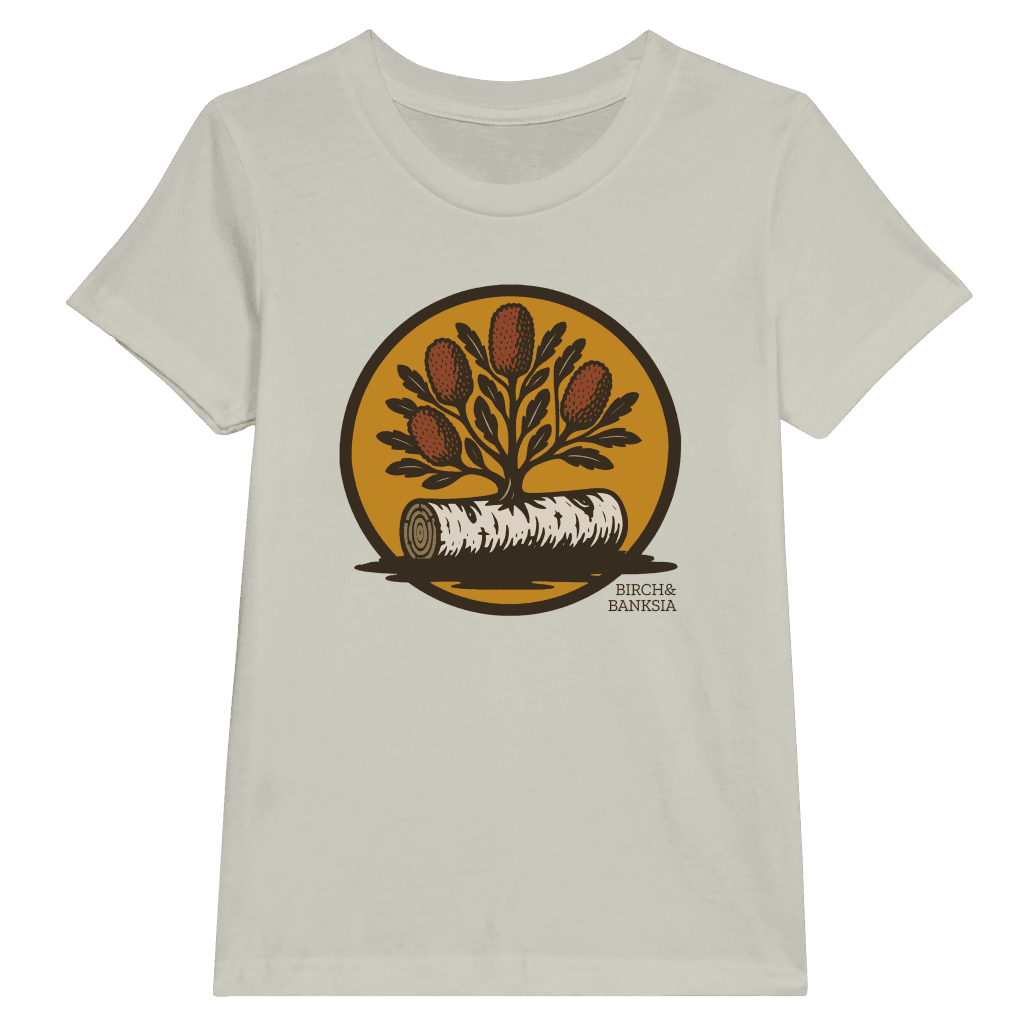 New Growth Kids Tee - Birch & Banksia