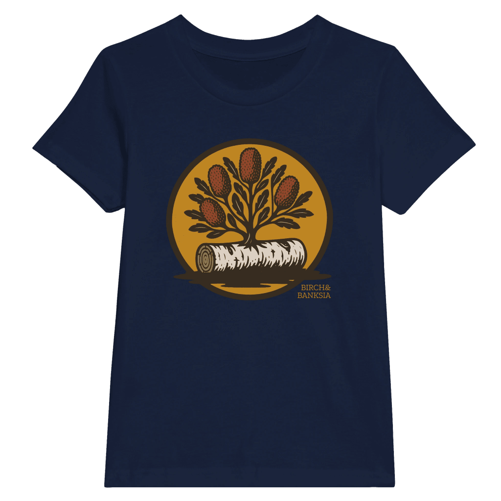 New Growth Kids Tee - Birch & Banksia