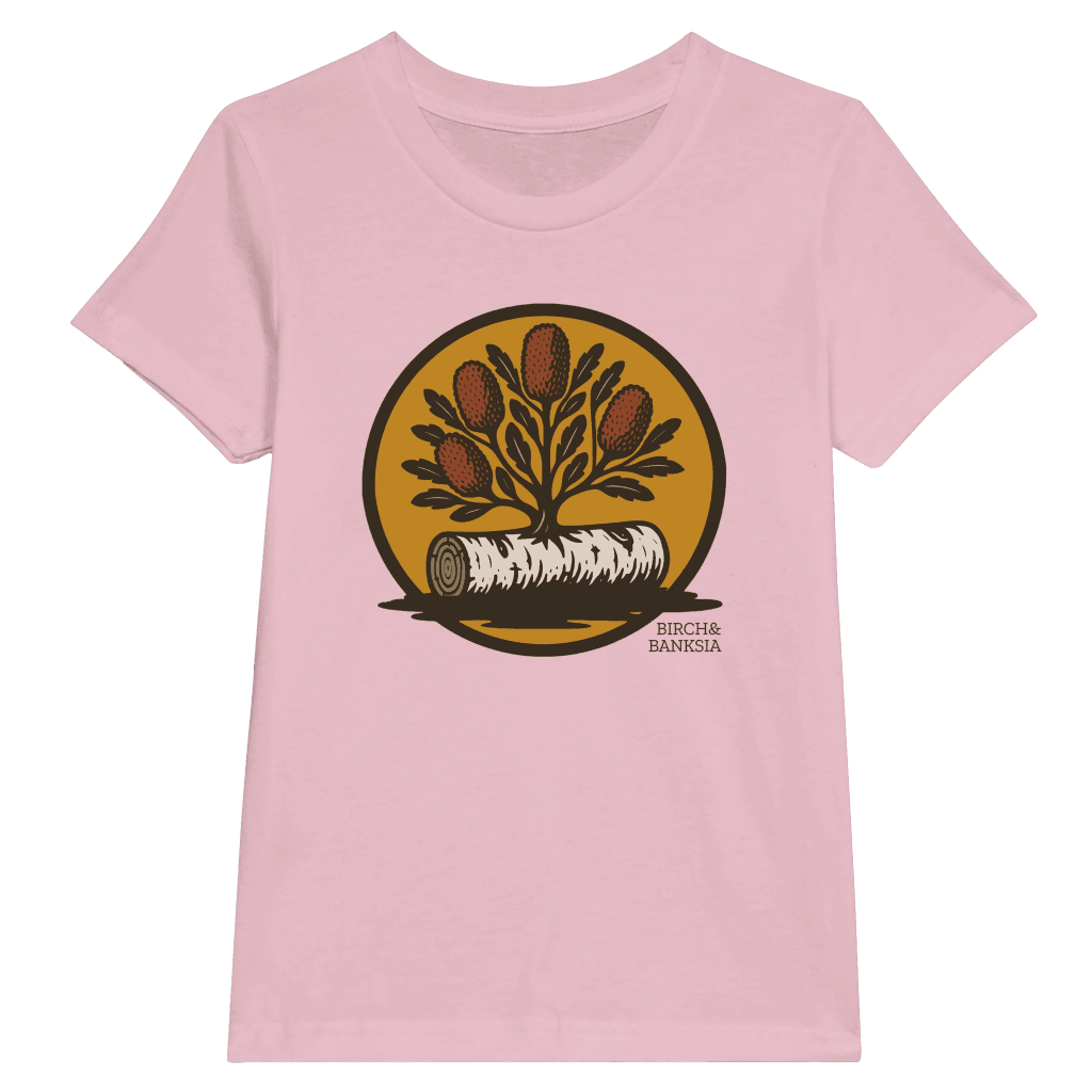 New Growth Kids Tee - Birch & Banksia