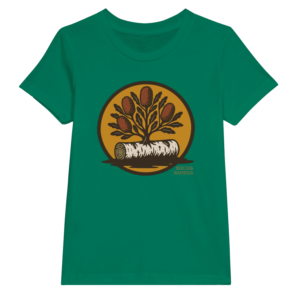 New Growth Kids Tee - Birch & Banksia