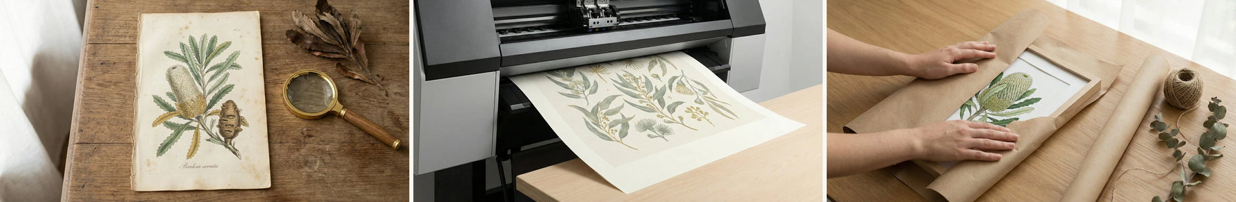 Our prints process — from archive to your door