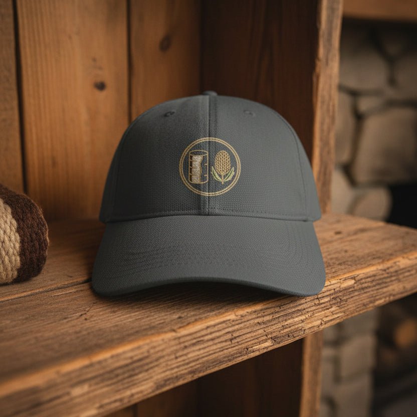 Trail Badge Hemp Cap - Birch & Banksia
