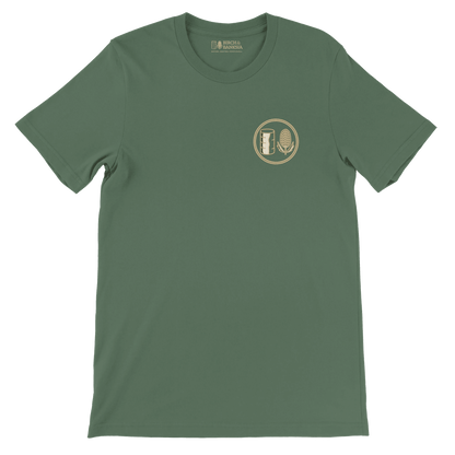 Trail Badge Unisex Tee - Birch & Banksia