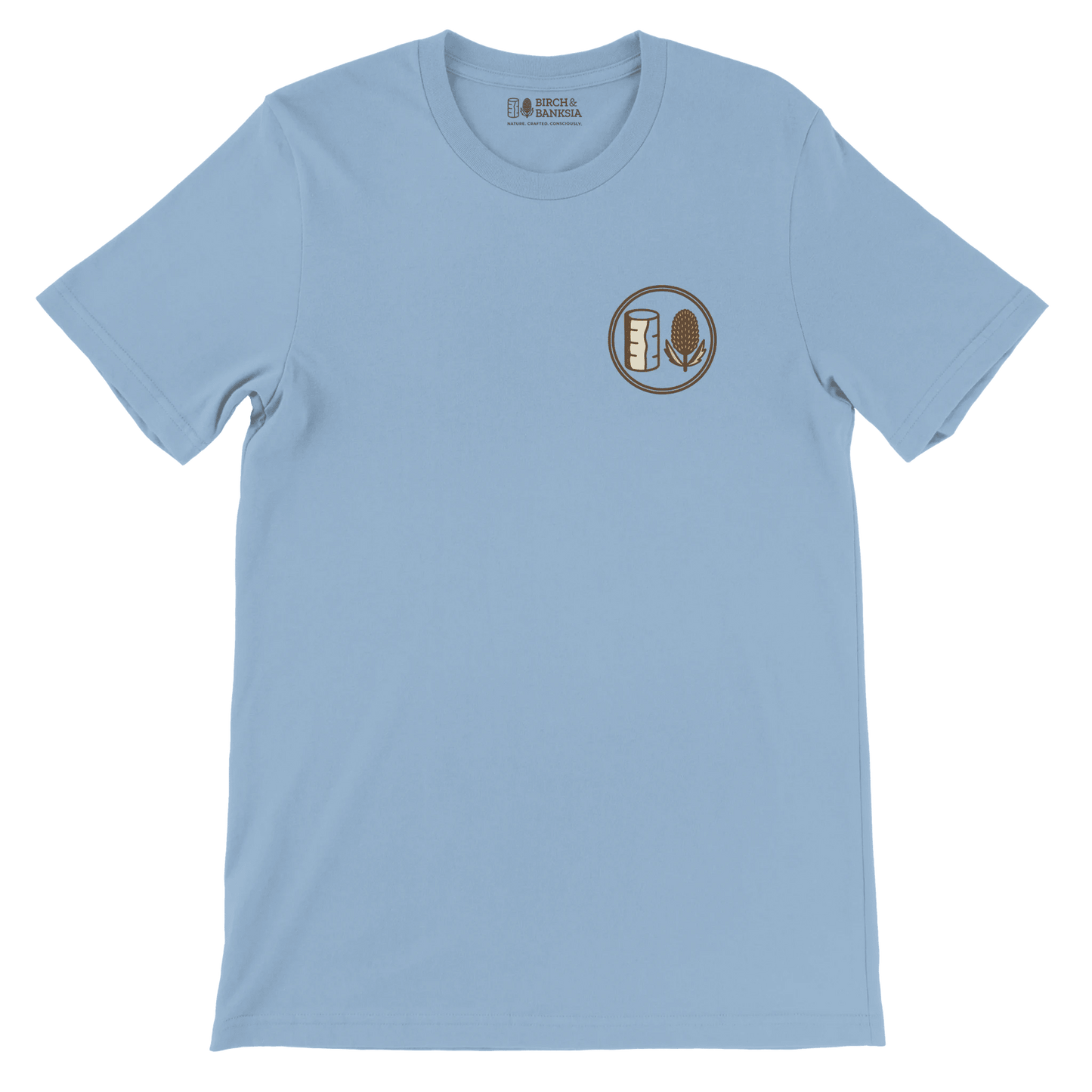 Trail Badge Unisex Tee - Birch & Banksia