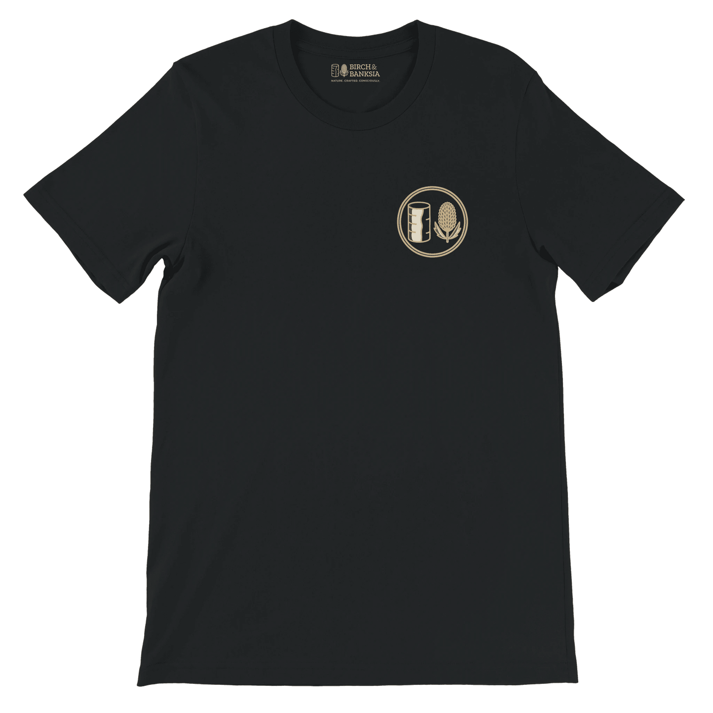 Trail Badge Unisex Tee - Birch & Banksia