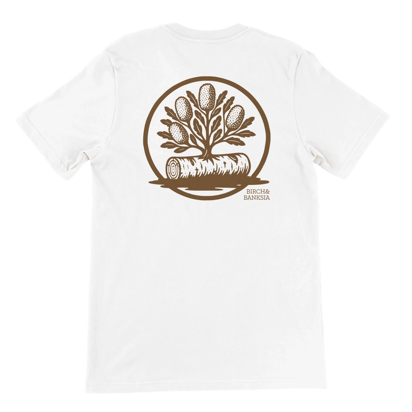 Trail Badge Unisex Tee - Birch & Banksia