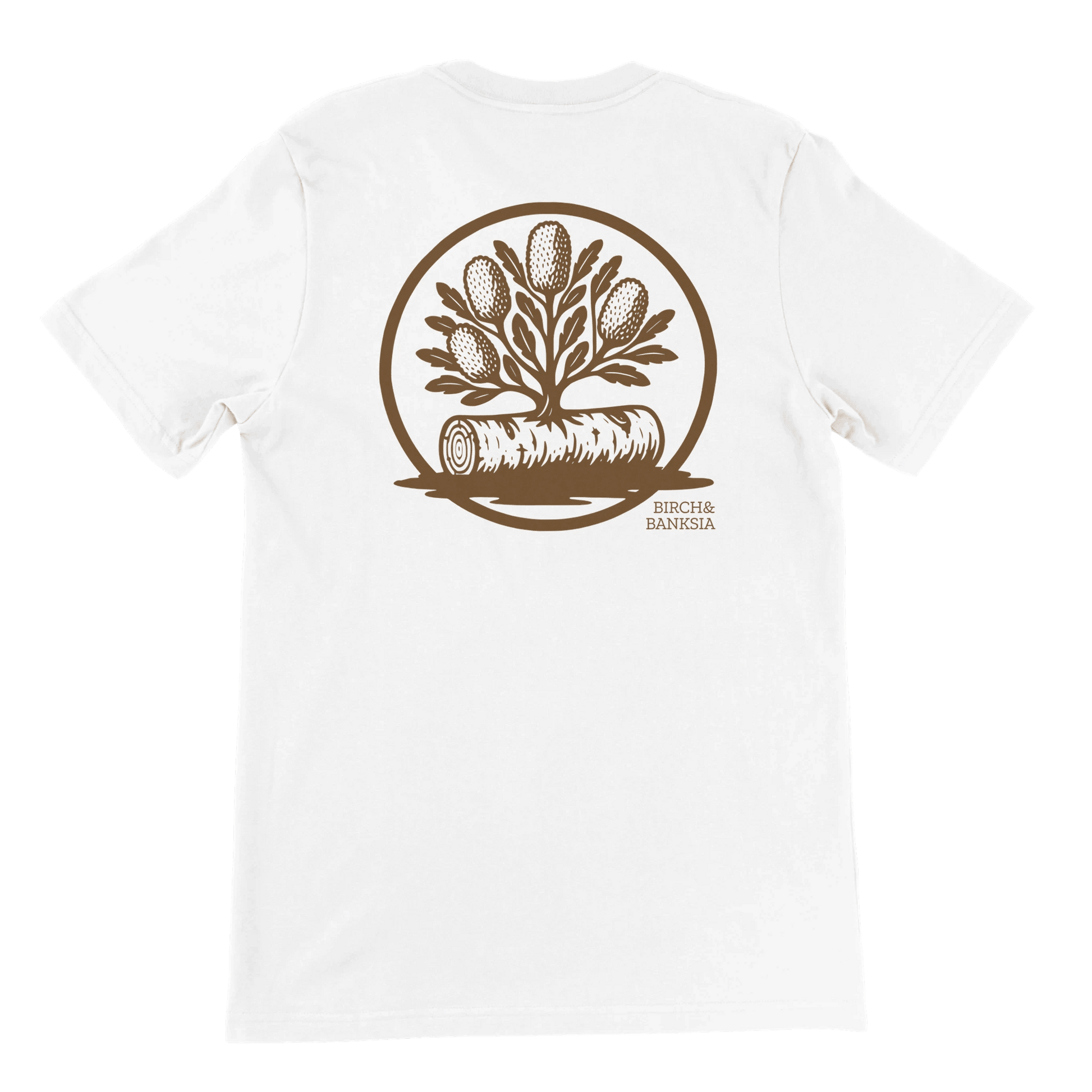 Trail Badge Unisex Tee - Birch & Banksia