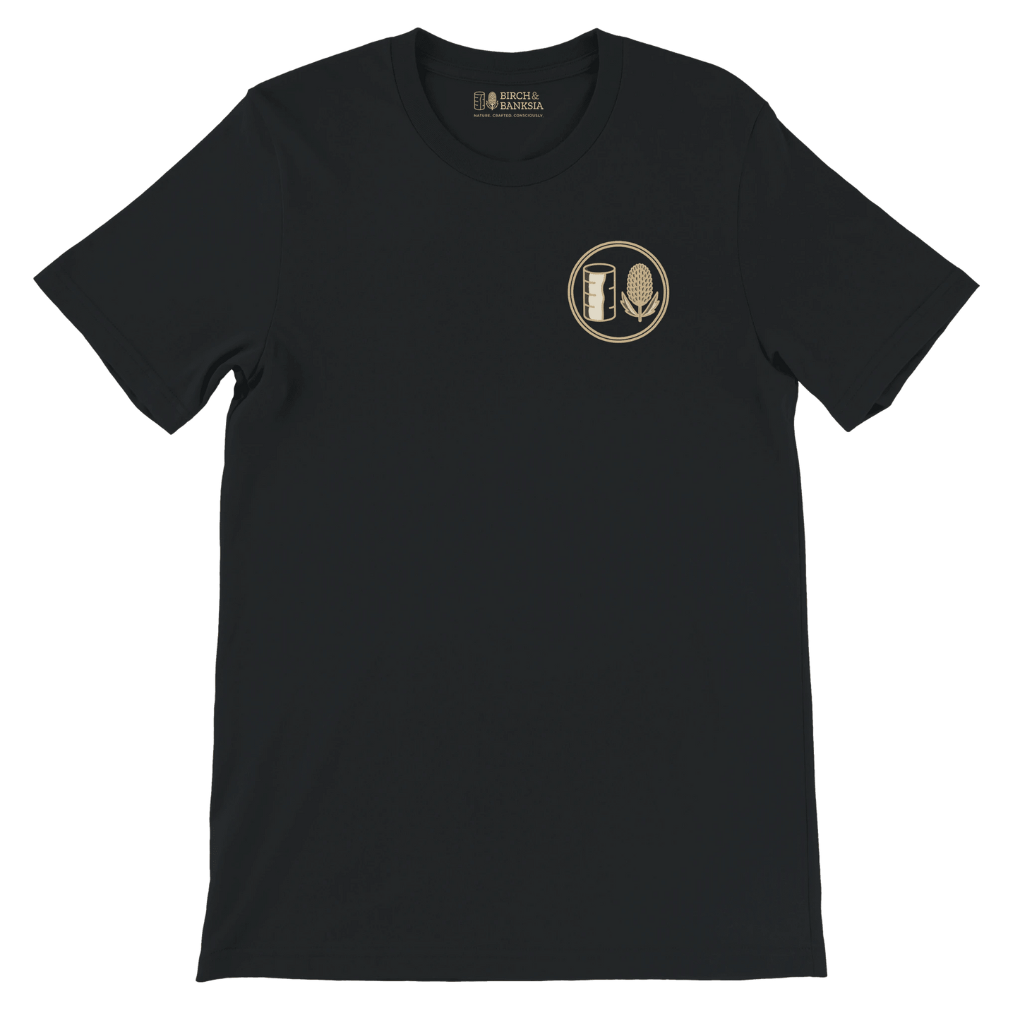 Trail Badge Unisex Tee - Birch & Banksia