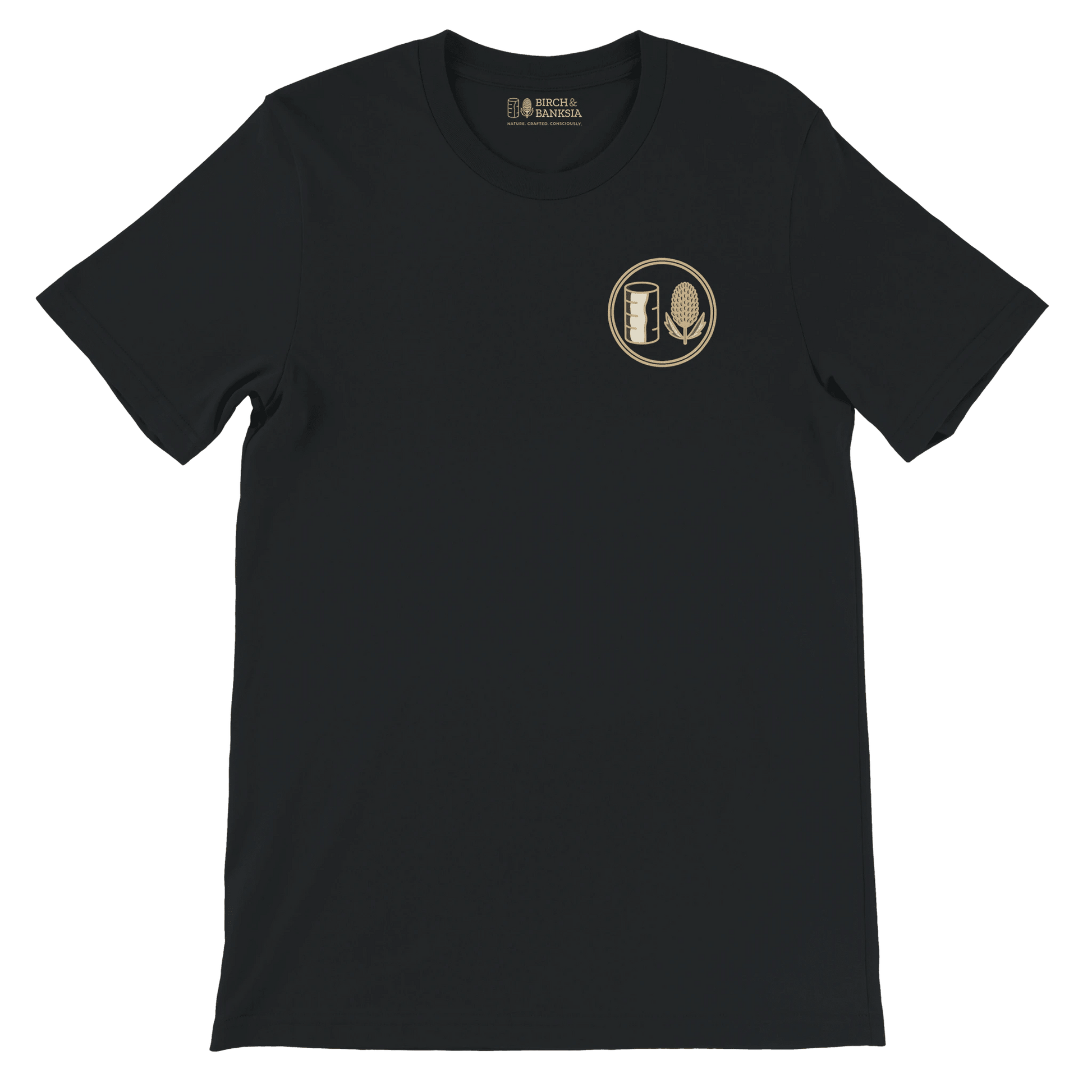 Trail Badge Unisex Tee - Birch & Banksia