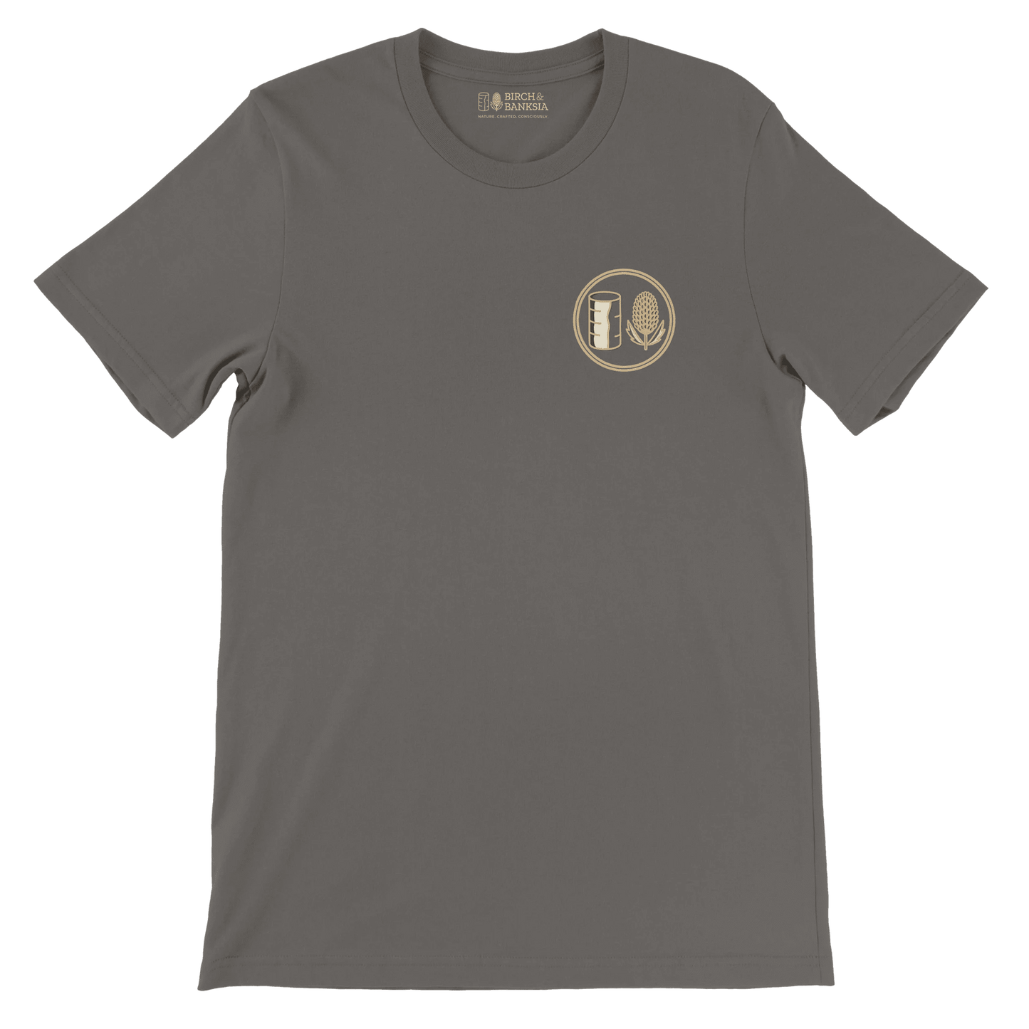 Trail Badge Unisex Tee - Birch & Banksia