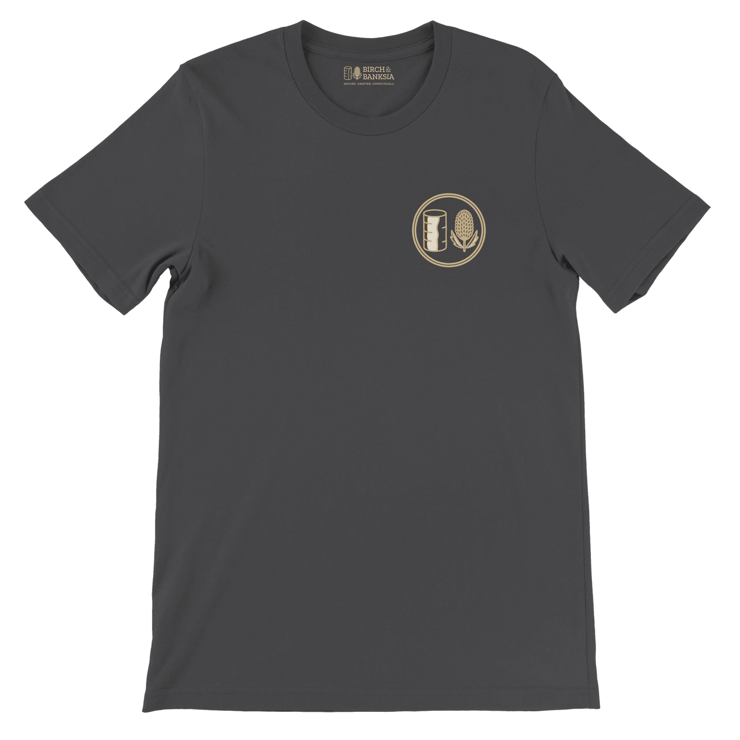 Trail Badge Unisex Tee - Birch & Banksia