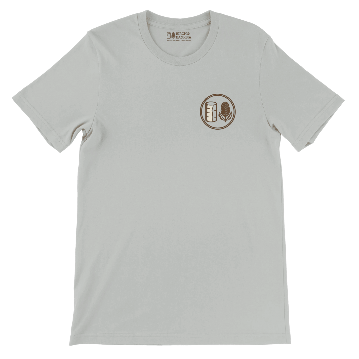 Trail Badge Unisex Tee - Birch & Banksia