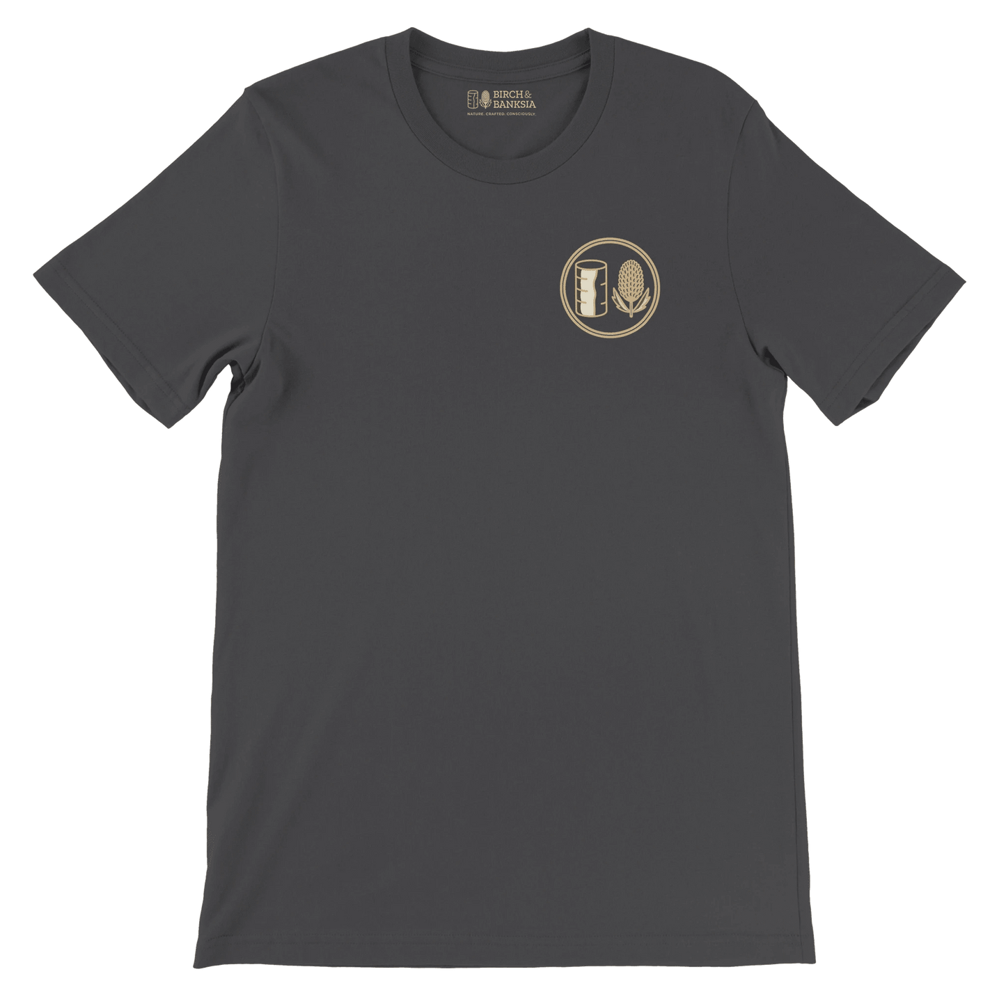 Trail Badge Unisex Tee - Birch & Banksia