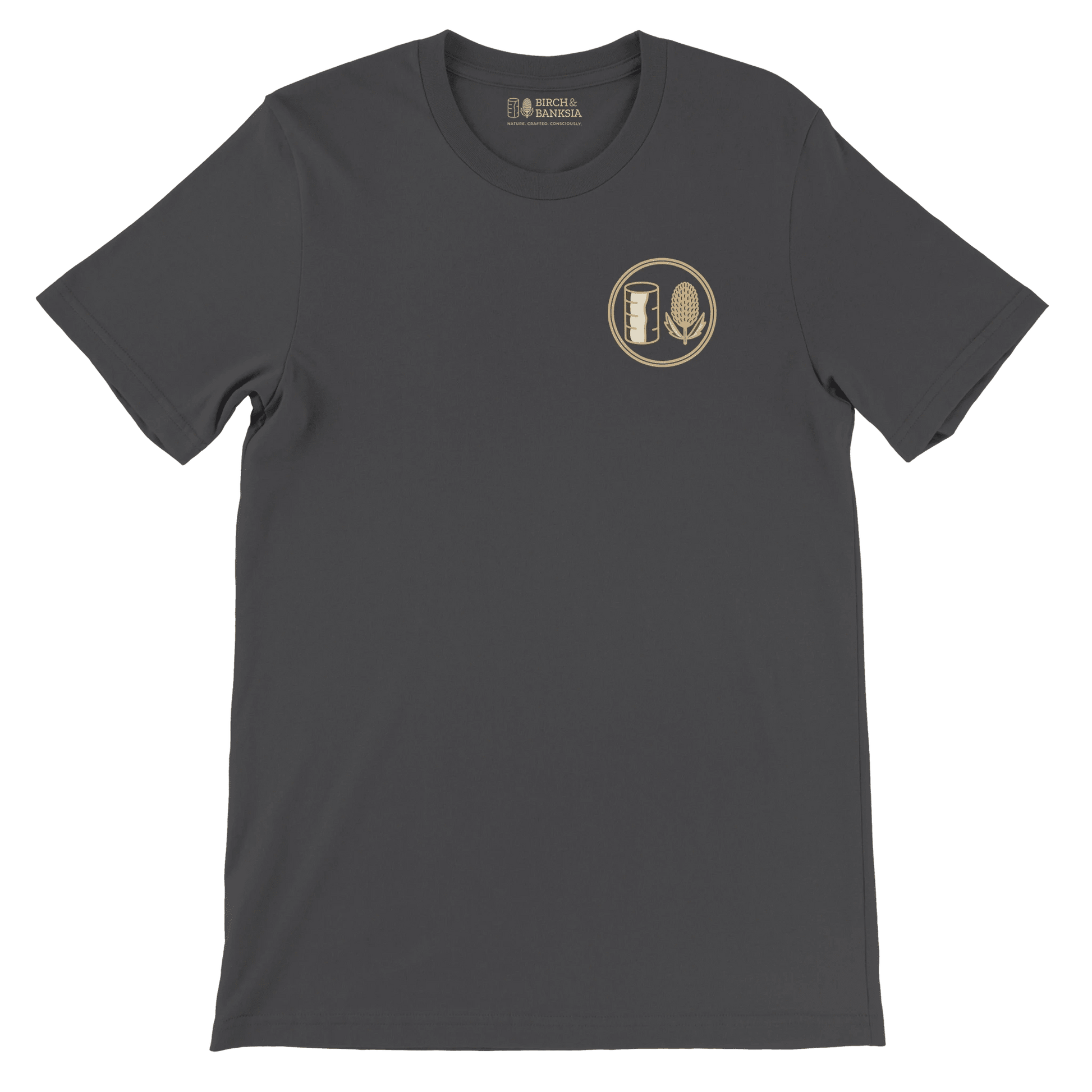 Trail Badge Unisex Tee - Birch & Banksia
