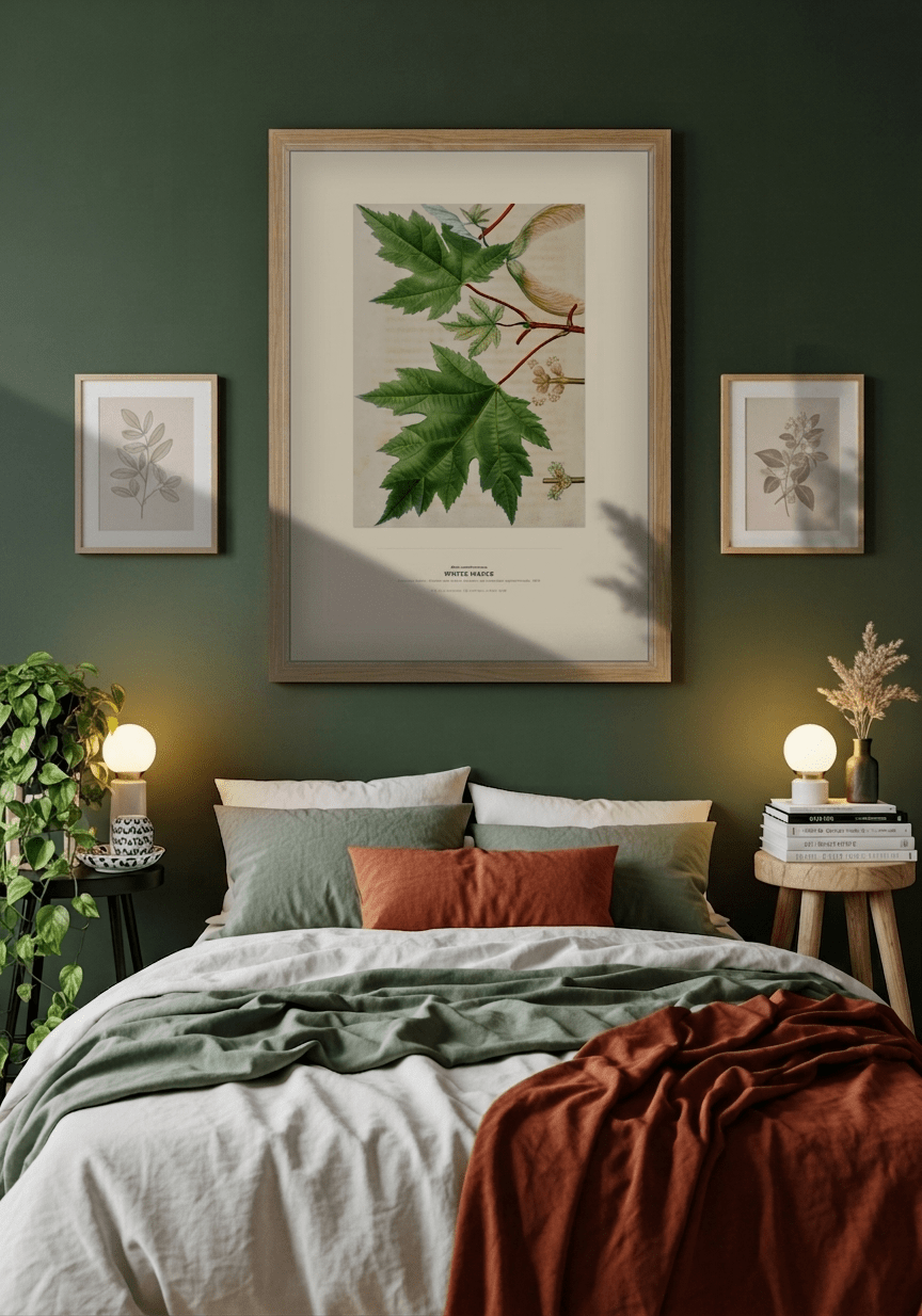 White Maple Botanical Art Print - Birch & Banksia